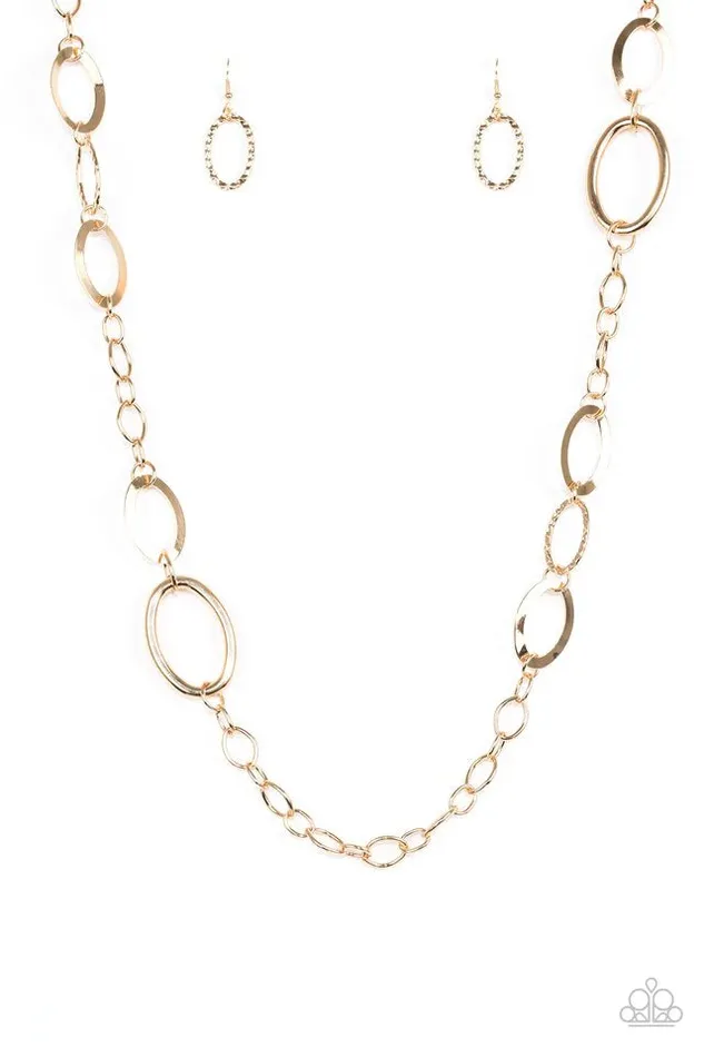 Necklaces Paparazzi Jewelry Paparazzi Necklace Stylishly Suburb Gold