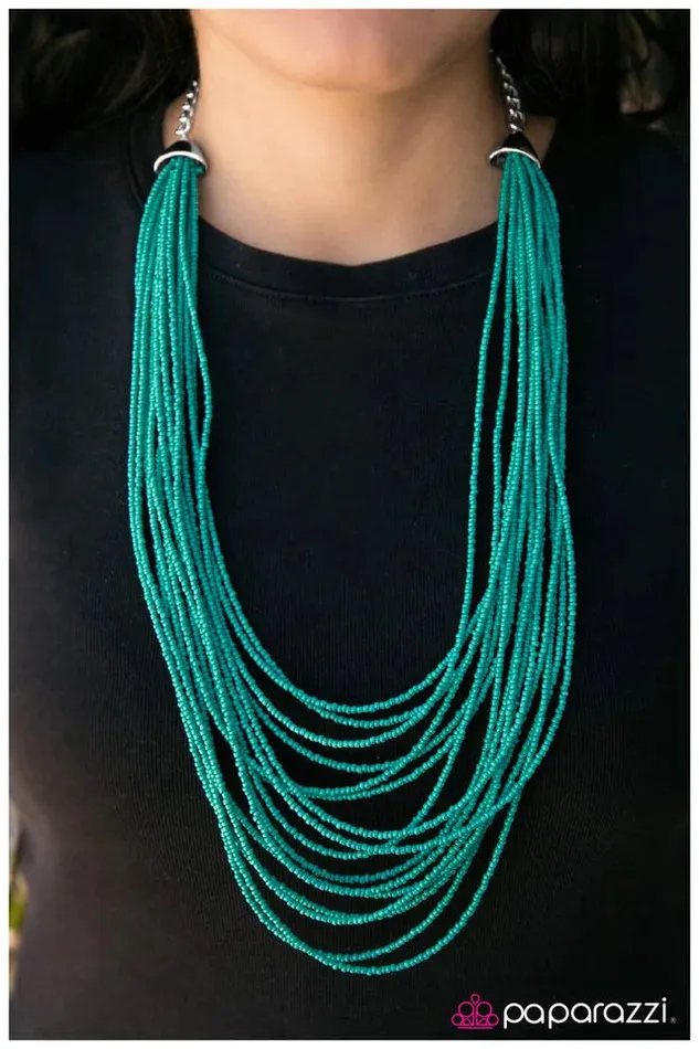 Necklaces Paparazzi Jewelry Paparazzi Necklace The Bead Scene Blue