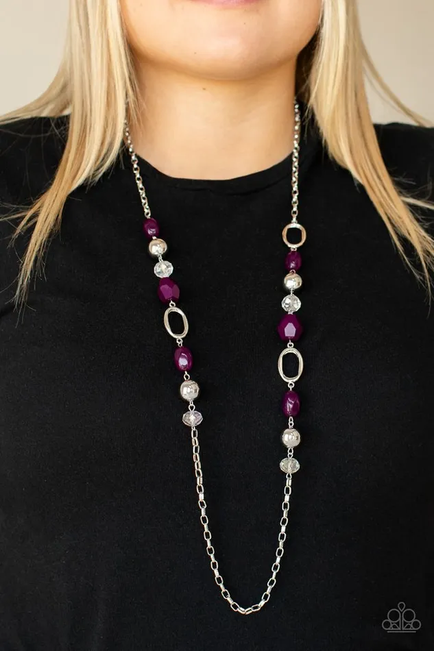 Necklaces Paparazzi Jewelry Paparazzi Necklace Vivid Variety Purple
