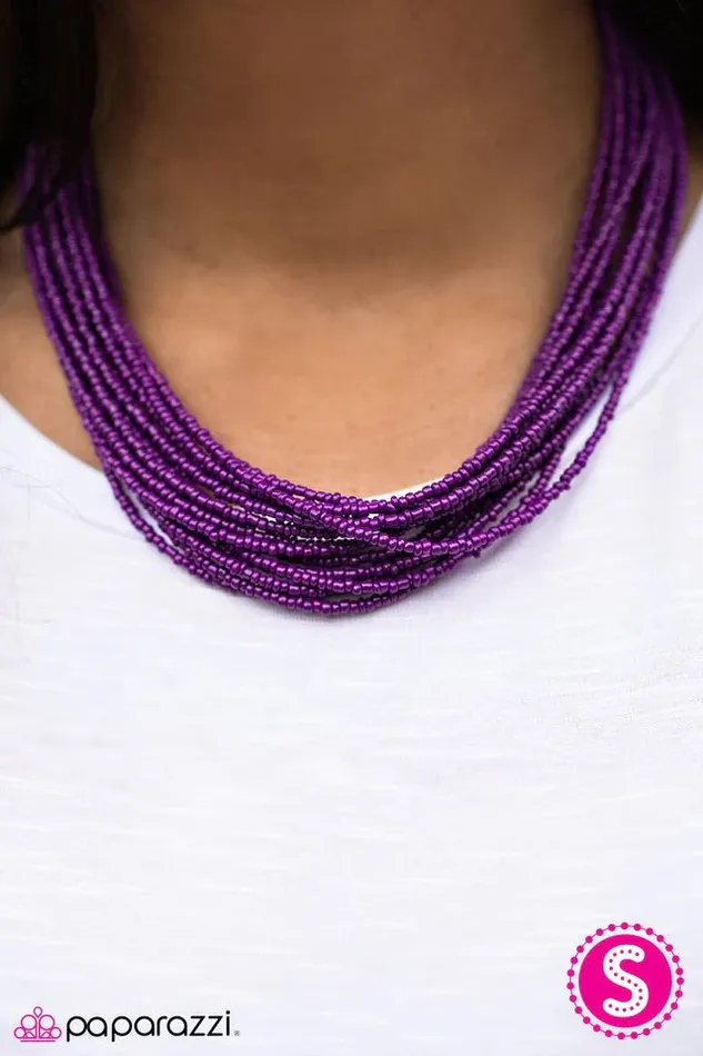Necklaces Paparazzi Jewelry Paparazzi Necklace Wide Open Spaces Purple