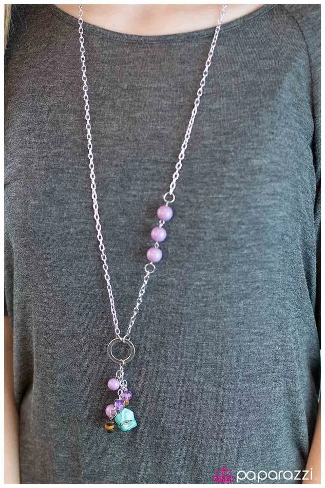 Necklaces Paparazzi Jewelry Paparazzi Necklace With Or Without You Purple