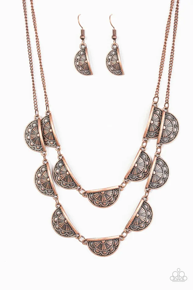 Necklaces Paparazzi Necklace Harvest Harmony Copper Paparazzi Jewelry