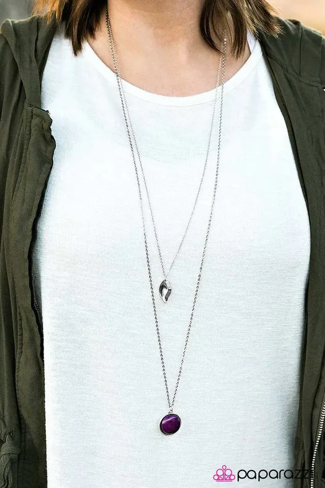 Necklaces Paparazzi Necklace Into The Forest Purple Paparazzi Jewelry
