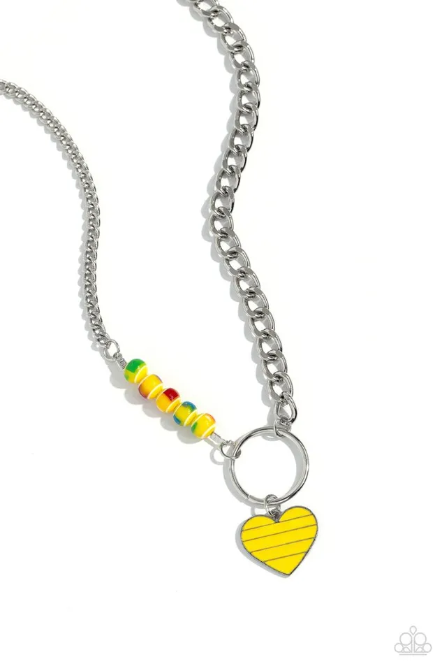Necklaces Paparazzi Necklace Mismatched Mayhem Yellow Paparazzi Jewelry Necklaces Paparazzi Necklace Mismatched Mayhem Yellow Paparazzi Jewelry