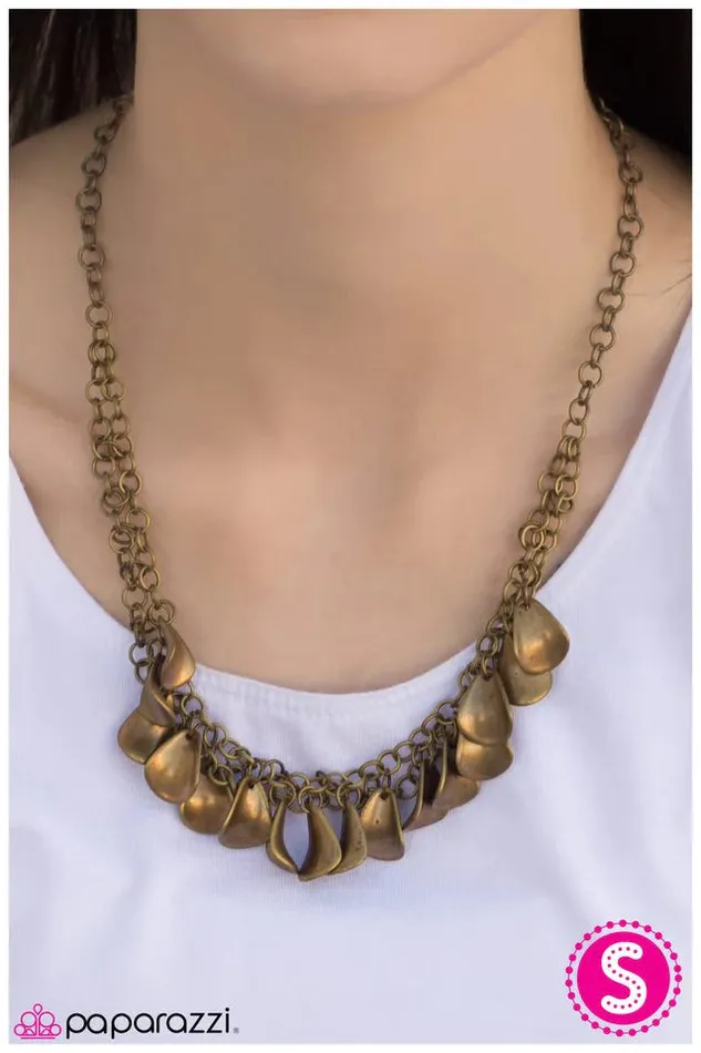 Necklaces Paparazzi Necklace Simple Minds Brass Paparazzi Jewelry