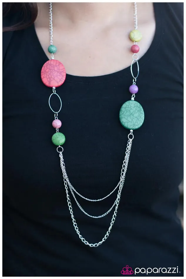 Necklaces Paparazzi Necklace Smooth Sailing Multi Paparazzi Jewelry