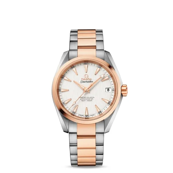 Omega Seamaster 39mm Watch Ref 23120392102001 Silver Index Dial Two Tone Stainless Steel 18K Rose Gold Bracelet Omega Bracelets Omega Seamaster 39mm Watch Ref 23120392102001 Silver Index Dial Two Tone Stainless Steel 18K Rose Gold Bracelet Omega Bracelets