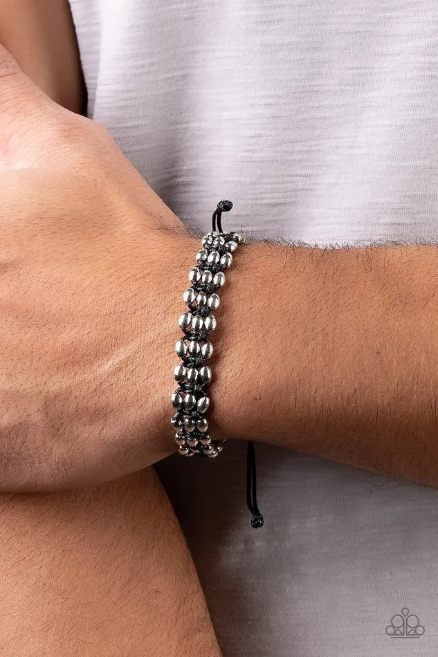 Paparazzi Bracelet A True BEADliever Black Paparazzi Jewelry Bracelets