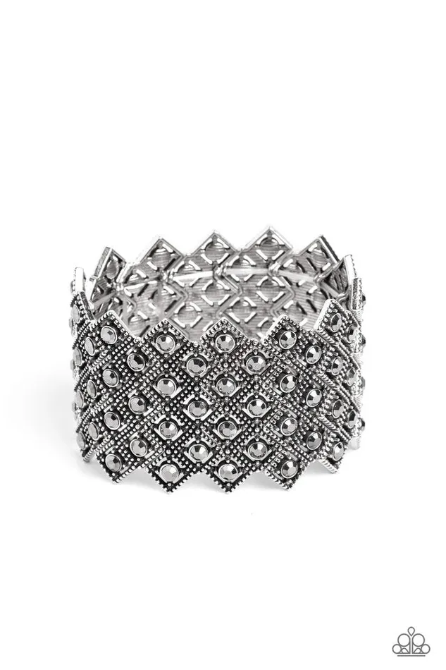 Paparazzi Bracelet DECO in the Rough Silver Paparazzi Jewelry Bracelets Paparazzi Bracelet DECO in the Rough Silver Paparazzi Jewelry Bracelets