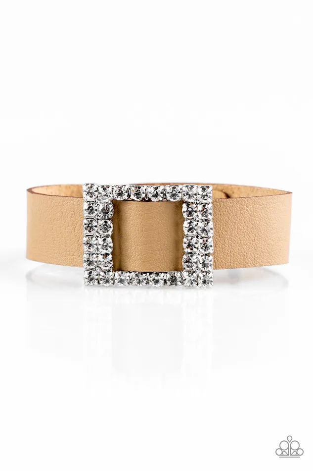 Paparazzi Bracelet Diamond Diva Brown Paparazzi Jewelry Bracelets
