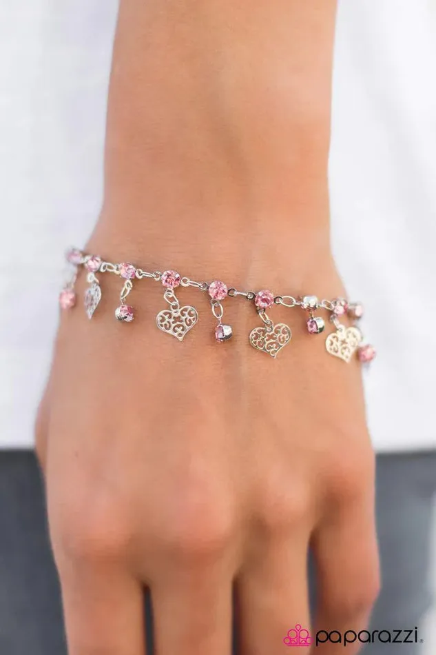 Paparazzi Bracelet If My Heart Had Windows Pink Paparazzi Jewelry Bracelets