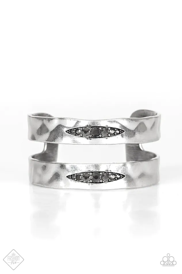 Paparazzi Bracelet In HAUTE Pursuit Silver Paparazzi Jewelry Bracelets