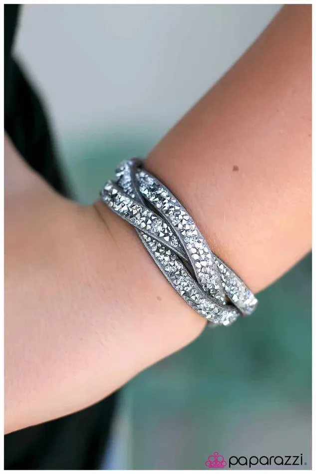 Paparazzi Bracelet Knock Yourself Out Silver Paparazzi Jewelry Bracelets