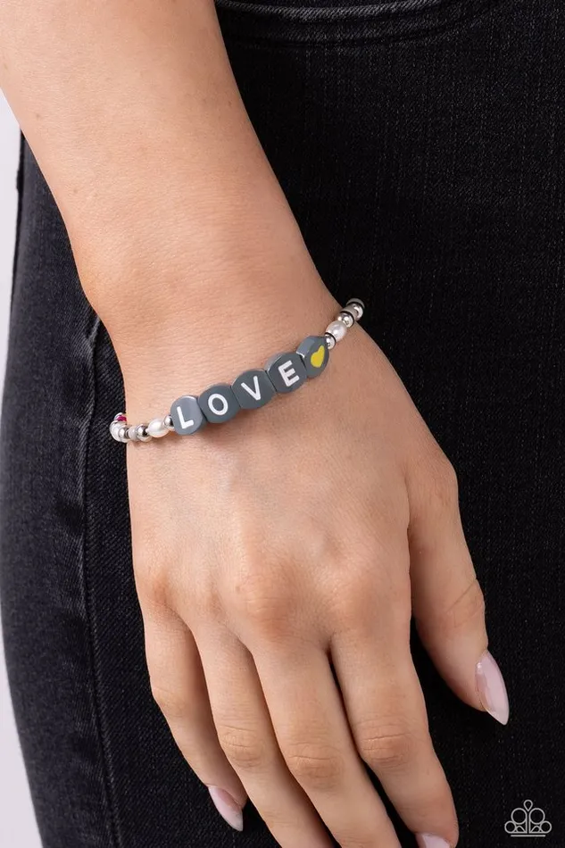 Paparazzi Bracelet Love Language Silver Paparazzi Jewelry Bracelets