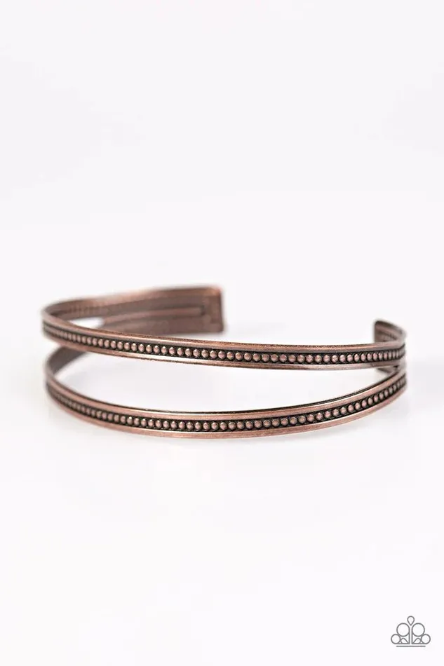 Paparazzi Bracelet Make It Worth WILD Copper Paparazzi Jewelry Bracelets