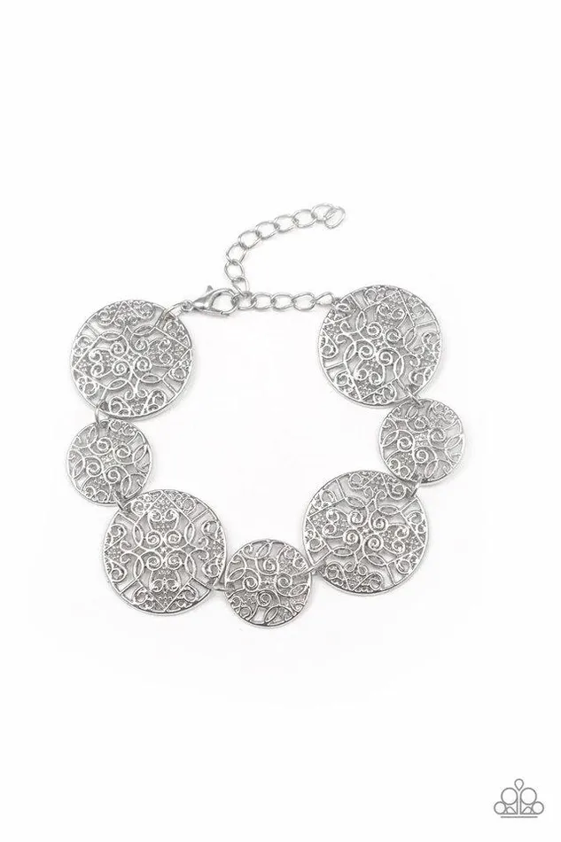 Paparazzi Bracelet Modestly Malibu Silver Paparazzi Jewelry Bracelets