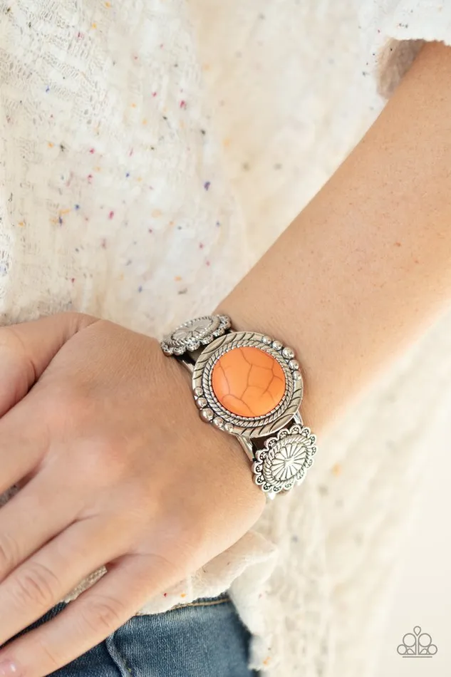 Paparazzi Bracelet Mojave Motif Orange Paparazzi Jewelry Bracelets