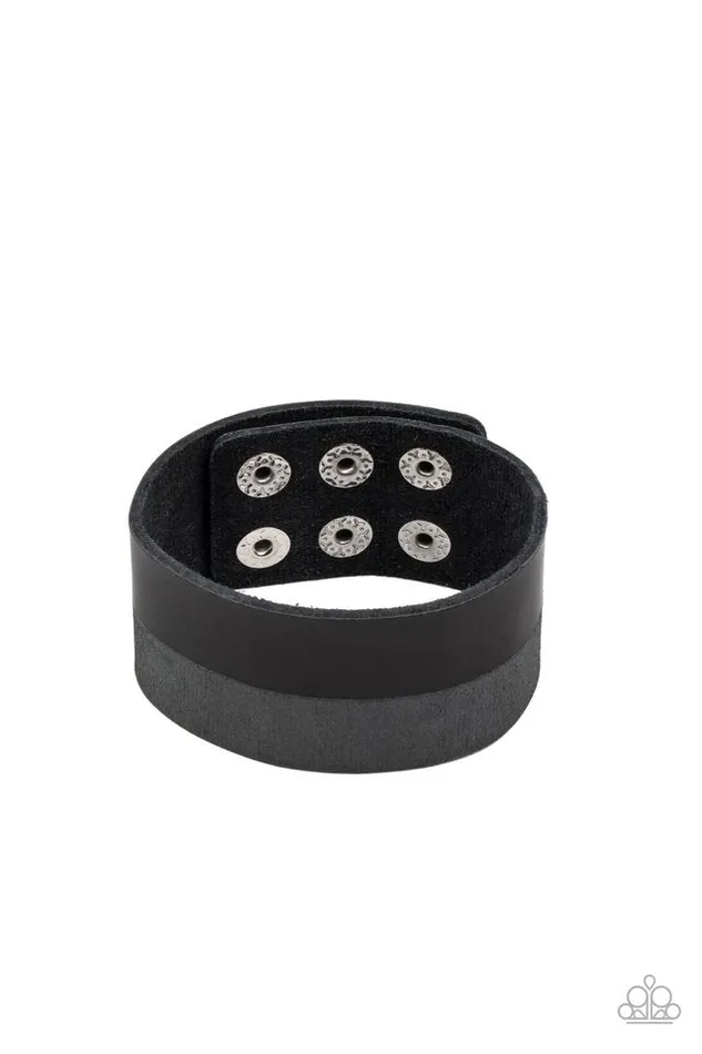 Paparazzi Bracelet MOUNTAIN MAN to MOUNTAIN MAN Black Paparazzi Jewelry Bracelets Paparazzi Bracelet MOUNTAIN MAN to MOUNTAIN MAN Black Paparazzi Jewelry Bracelets