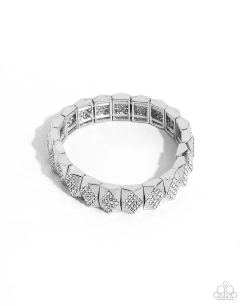 Paparazzi Bracelet Ornate Outline White Paparazzi Jewelry Bracelets Paparazzi Bracelet Ornate Outline White Paparazzi Jewelry Bracelets
