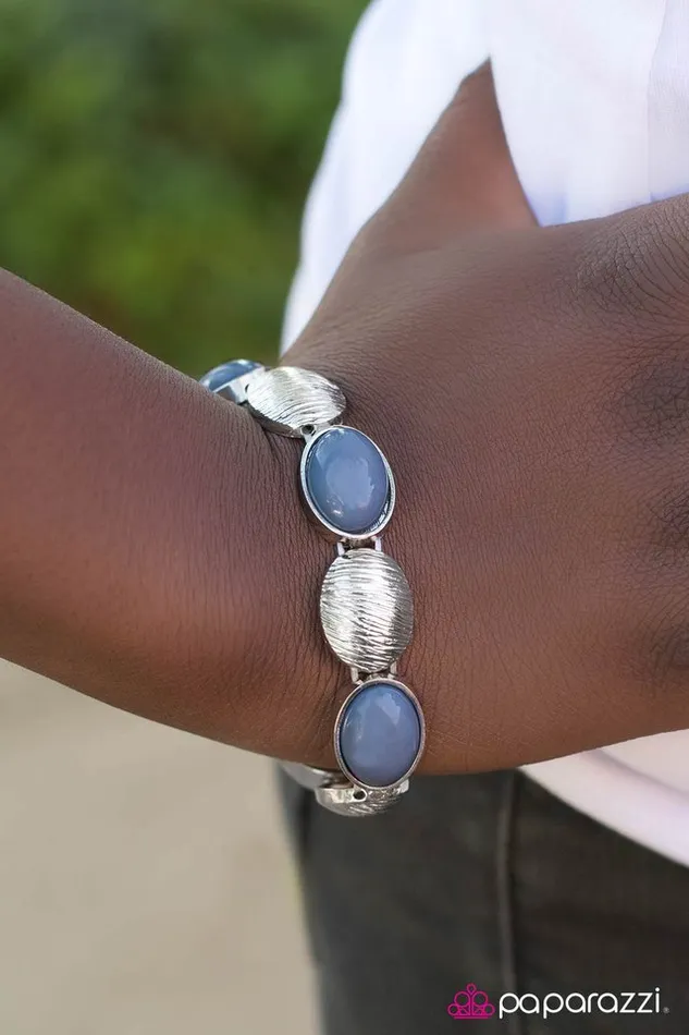 Paparazzi Bracelet Plain Sailing Blue Paparazzi Jewelry Bracelets