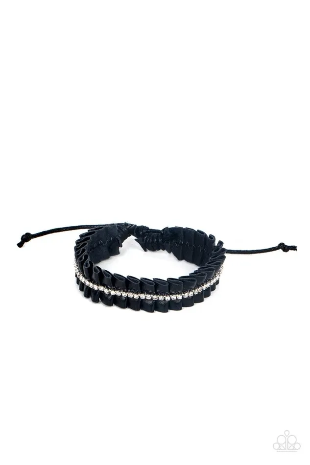 Paparazzi Bracelet Pretty Pretty PLEATS Black Paparazzi Jewelry Bracelets Paparazzi Bracelet Pretty Pretty PLEATS Black Paparazzi Jewelry Bracelets
