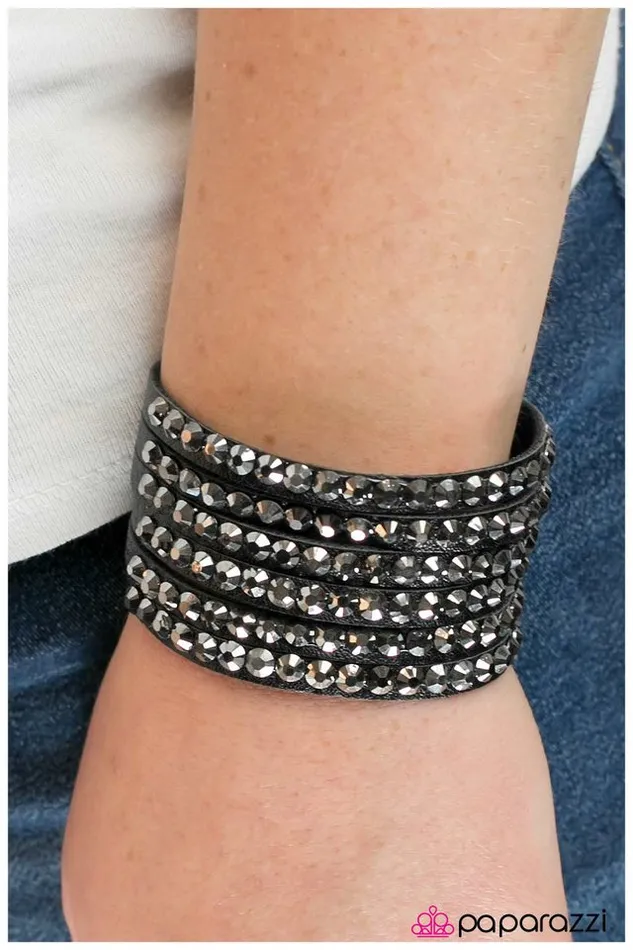 Paparazzi Bracelet Ready To Rumble Black Paparazzi Jewelry Bracelets