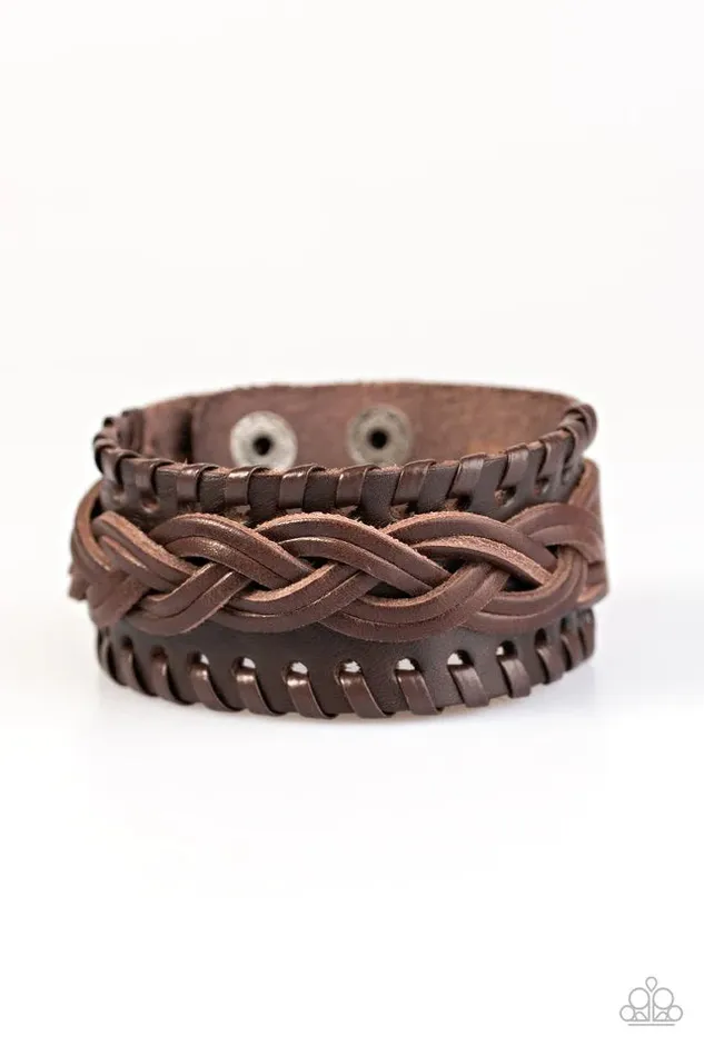 Paparazzi Bracelet Road Show Brown Paparazzi Jewelry Bracelets