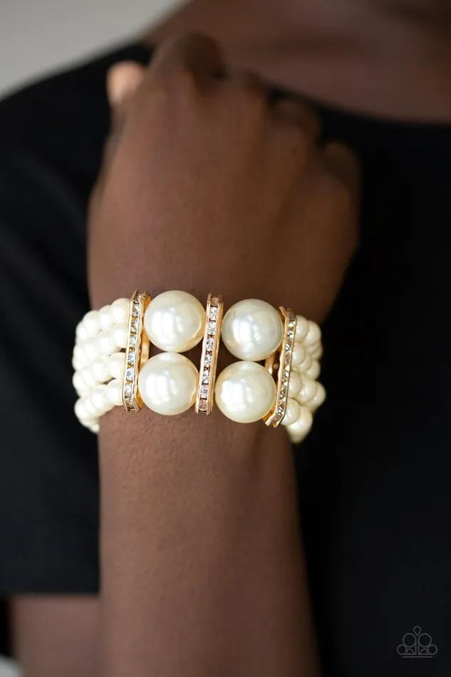 Paparazzi Bracelet Romance Remix Gold Paparazzi Jewelry Bracelets