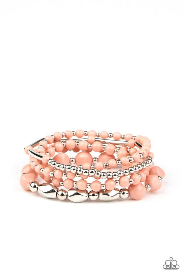 Paparazzi Bracelet Vibrantly Vintage Pink Paparazzi Jewelry Bracelets