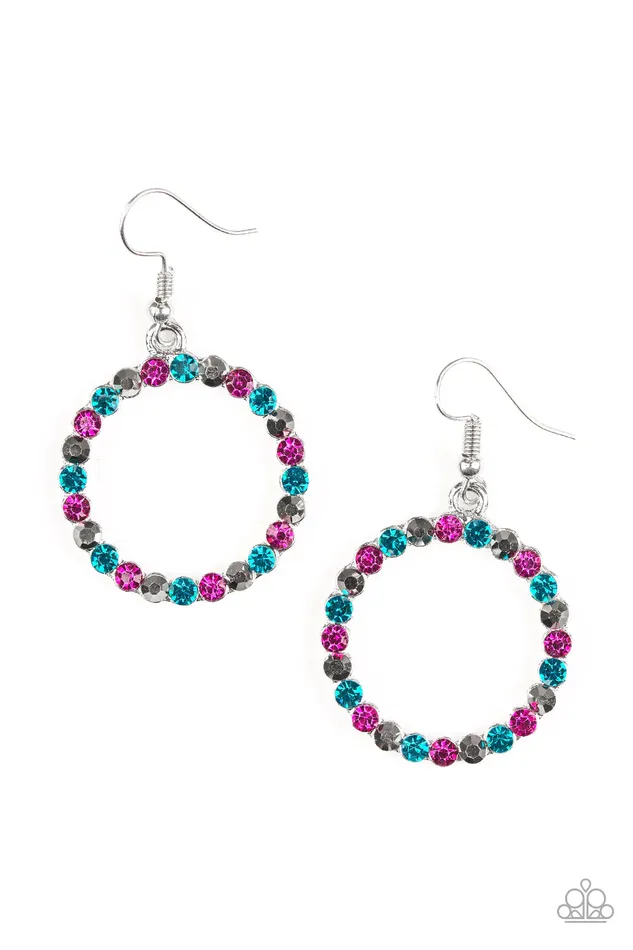 Paparazzi Earring Bubblicious Multi Paparazzi Jewelry Earrings