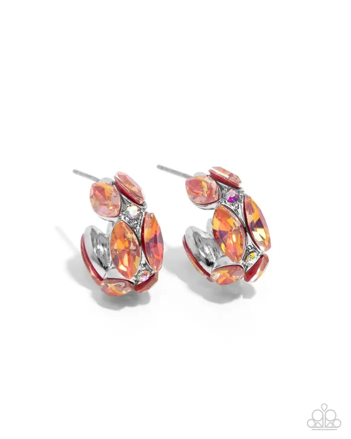 Paparazzi Earring Dazzling Destiny Orange Paparazzi Jewelry Earrings Paparazzi Earring Dazzling Destiny Orange Paparazzi Jewelry Earrings