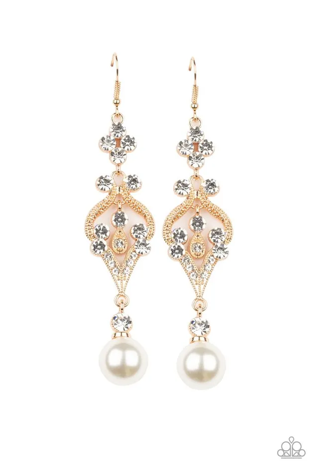 Paparazzi Earring Elegantly Extravagant Gold Paparazzi Jewelry Earrings Paparazzi Earring Elegantly Extravagant Gold Paparazzi Jewelry Earrings