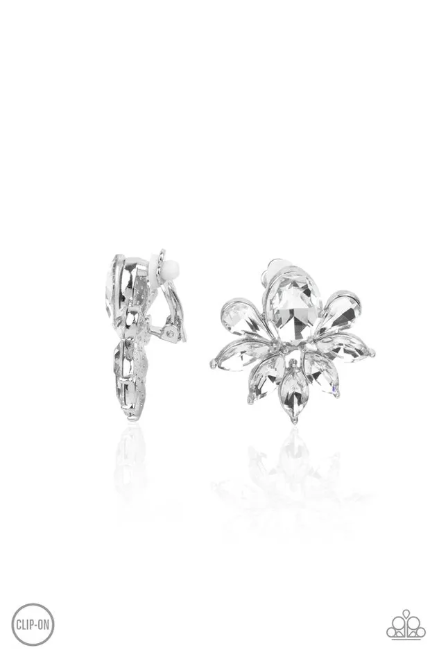 Paparazzi Earring Fearless Finesse White Paparazzi Jewelry Earrings Paparazzi Earring Fearless Finesse White Paparazzi Jewelry Earrings