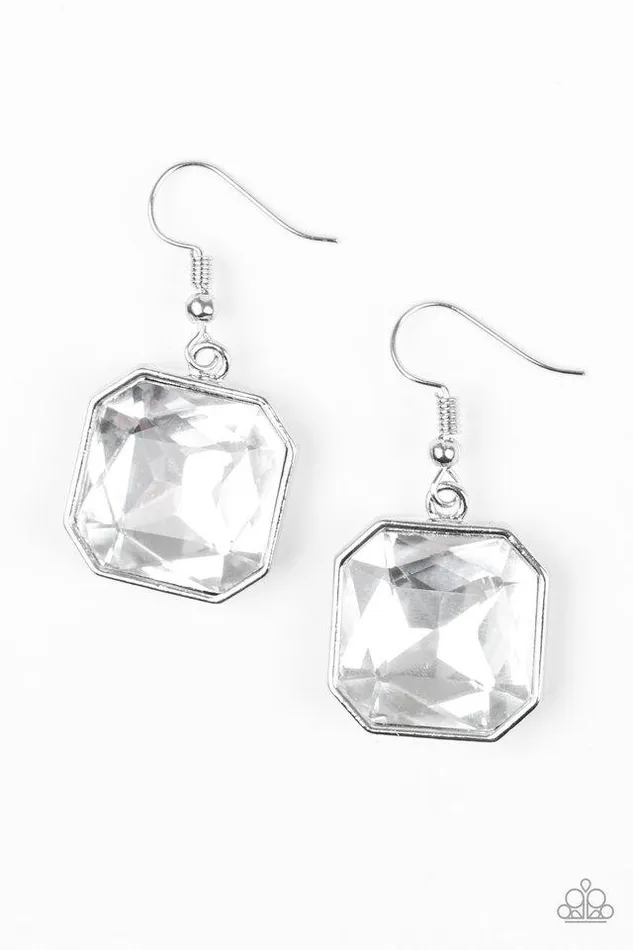 Paparazzi Earring Me Myself and IDOL White Paparazzi Jewelry Earrings