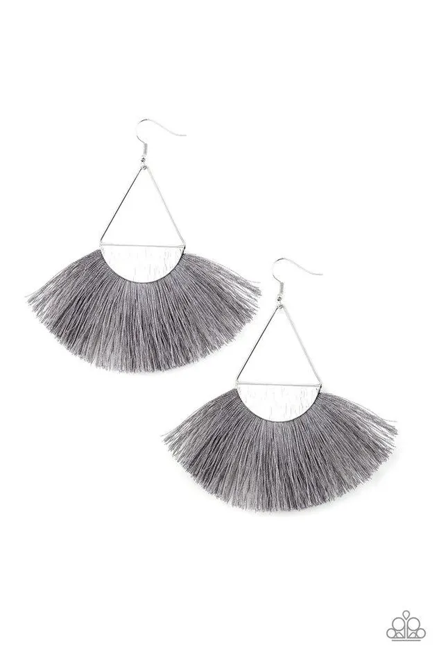 Paparazzi Earring Modern Mayan Silver Paparazzi Jewelry Earrings