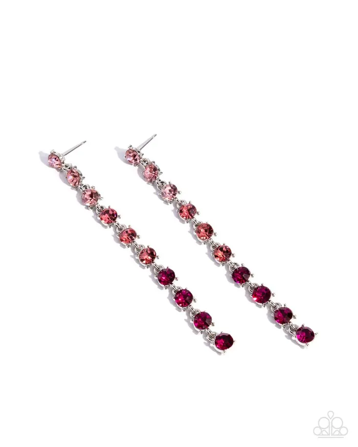 Paparazzi Earring Opulent Ombr Pink Paparazzi Jewelry Earrings Paparazzi Earring Opulent Ombr Pink Paparazzi Jewelry Earrings