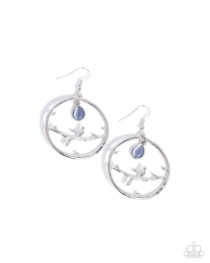 Paparazzi Earring Picturesque Scene Blue Paparazzi Jewelry Earrings