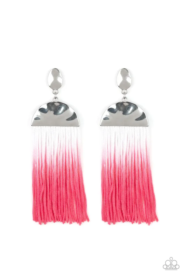Paparazzi Earring Rope Them In Pink Paparazzi Jewelry Earrings Paparazzi Earring Rope Them In Pink Paparazzi Jewelry Earrings