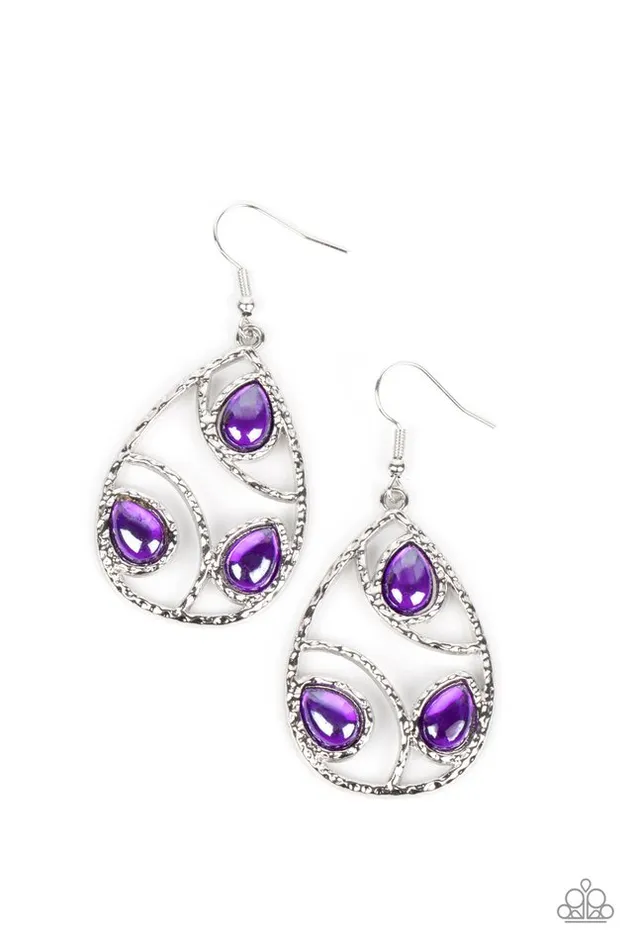 Paparazzi Earring Send the BRIGHT Message Purple Paparazzi Jewelry Earrings Paparazzi Earring Send the BRIGHT Message Purple Paparazzi Jewelry Earrings