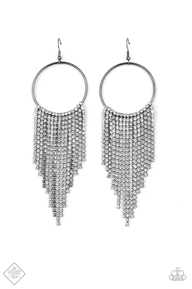 Paparazzi Earring Streamlined Shimmer Black Fashion Fix Sept 2020 Paparazzi Jewelry Earrings Paparazzi Earring Streamlined Shimmer Black Fashion Fix Sept 2020 Paparazzi Jewelry Earrings