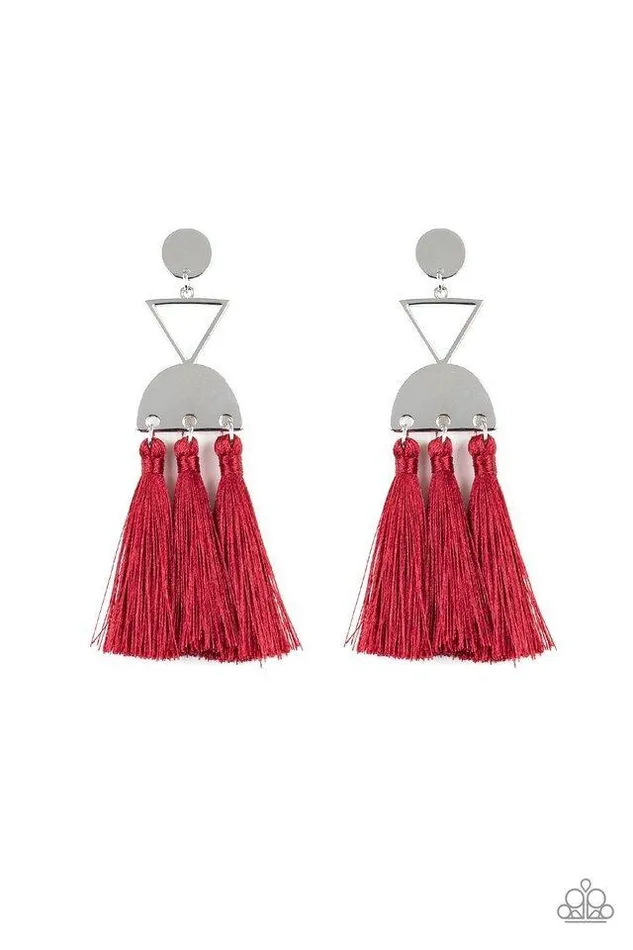 Paparazzi Earring Tassel Trippin Red Paparazzi Jewelry Earrings Paparazzi Earring Tassel Trippin Red Paparazzi Jewelry Earrings