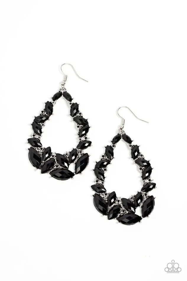 Paparazzi Earring Tenacious Treasure Black Paparazzi Jewelry Earrings Paparazzi Earring Tenacious Treasure Black Paparazzi Jewelry Earrings