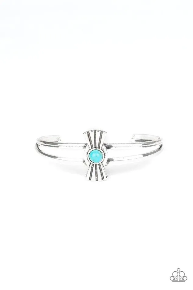 Paparazzi Jewelry Bracelets Paparazzi Bracelet Adobe Sunset Blue