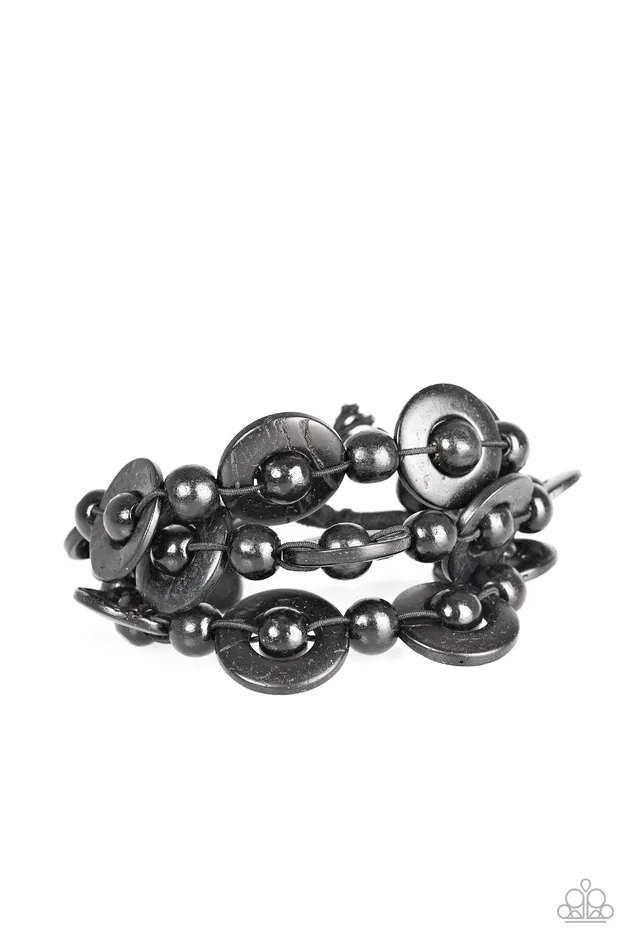 Paparazzi Jewelry Bracelets Paparazzi Bracelet Cancun Catch Black