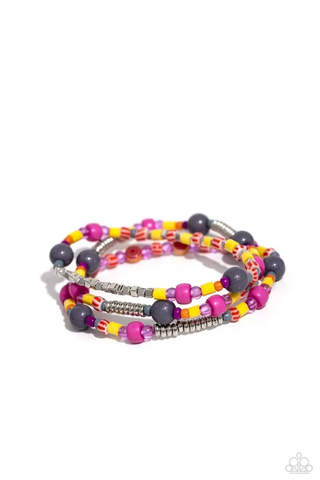 Paparazzi Jewelry Bracelets Paparazzi Bracelet Confident Collision Silver Paparazzi Jewelry Bracelets Paparazzi Bracelet Confident Collision Silver