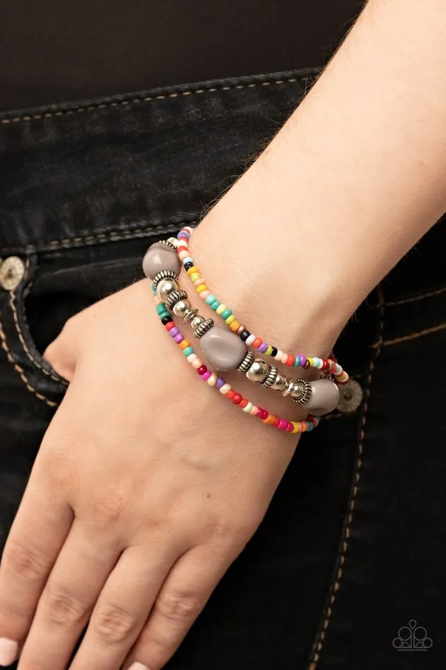 Paparazzi Jewelry Bracelets Paparazzi Bracelet Confidently Crafty Silver