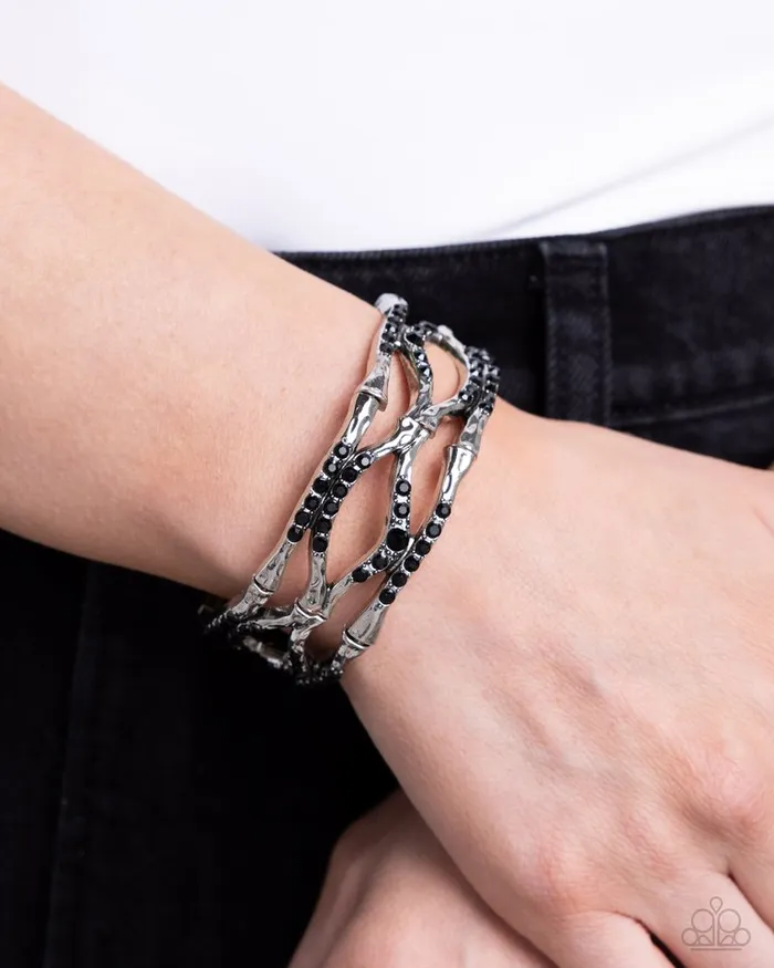 Paparazzi Jewelry Bracelets Paparazzi Bracelet Cross Country Black