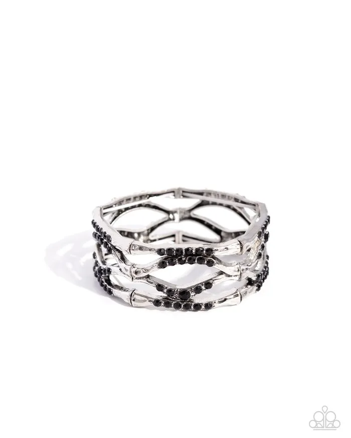 Paparazzi Jewelry Bracelets Paparazzi Bracelet Cross Country Black Paparazzi Jewelry Bracelets Paparazzi Bracelet Cross Country Black