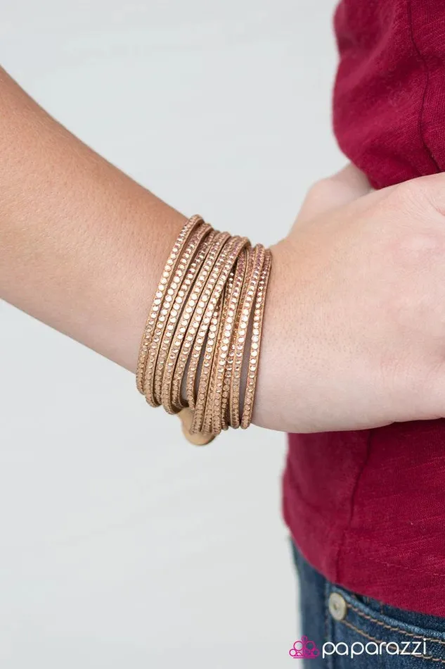 Paparazzi Jewelry Bracelets Paparazzi Bracelet Do The Hustle Brown