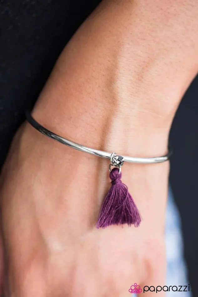 Paparazzi Jewelry Bracelets Paparazzi Bracelet Genteel Genie Purple
